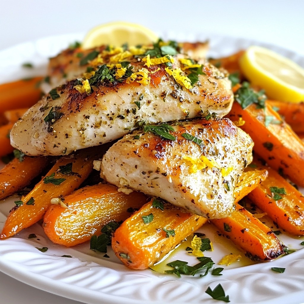 Garlic Herb Chicken and Carrots Flavorful Delight
