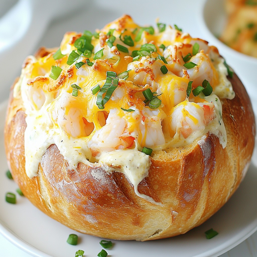 Savory Seafood Stuffed Bread Bowl Recipe to Try