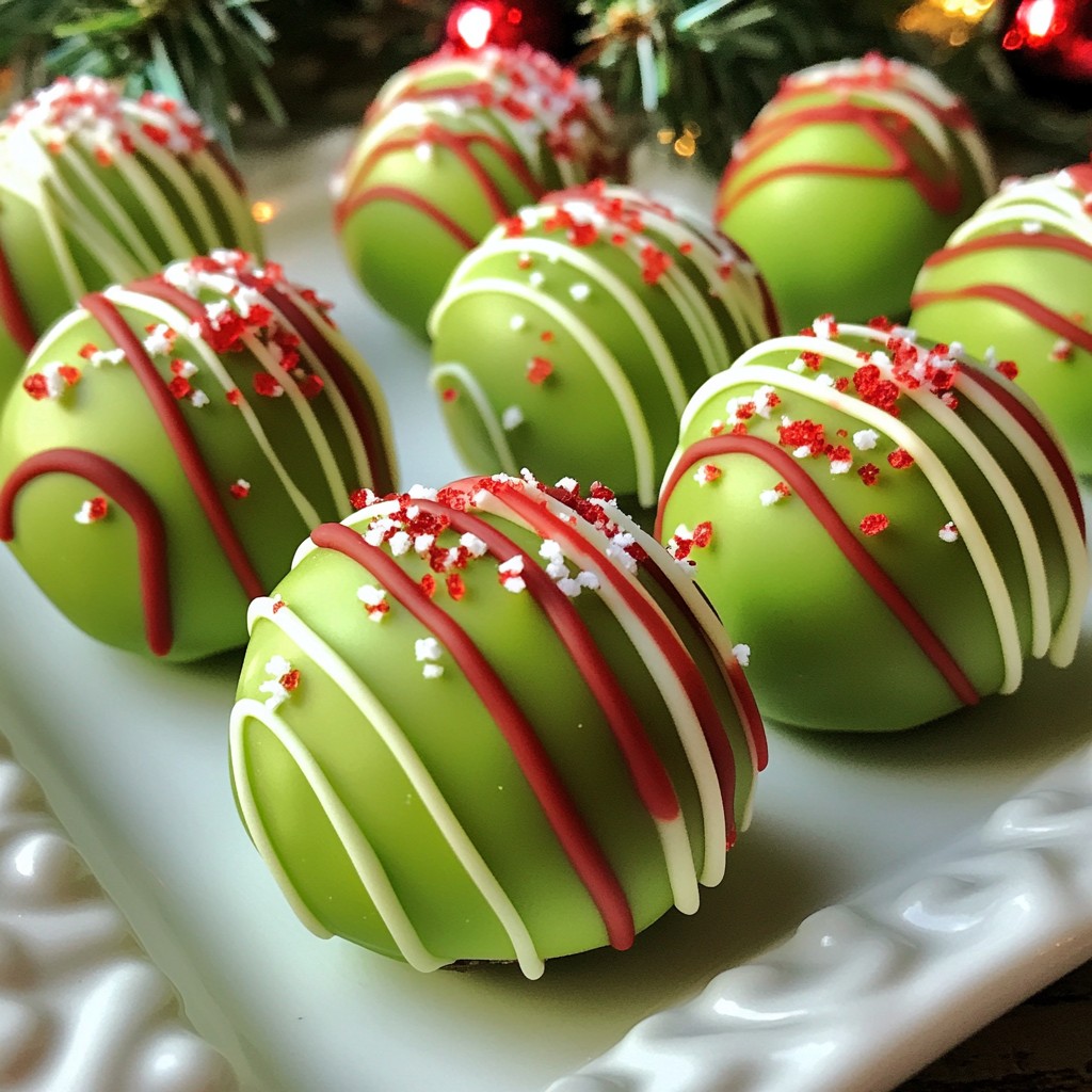 Grinch Oreo Truffles Festive and Easy Holiday Treat