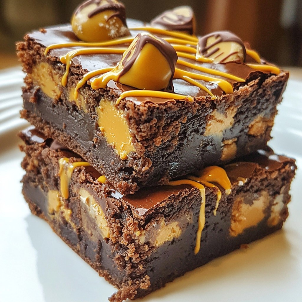 Peanut Butter Reese’s Brownies Rich and Decadent Treat