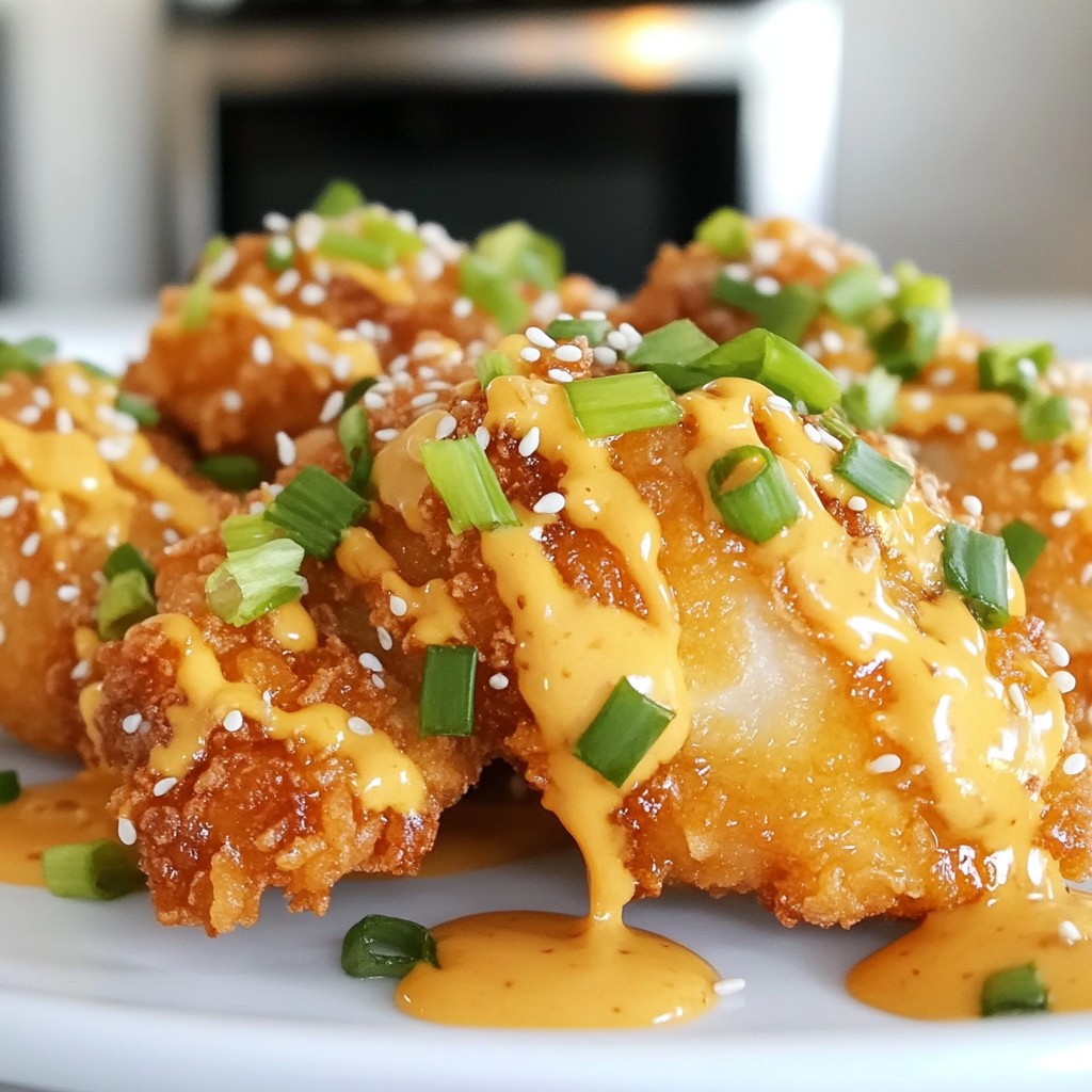 Bang Bang Chicken Thighs Crispy and Flavorful Dish