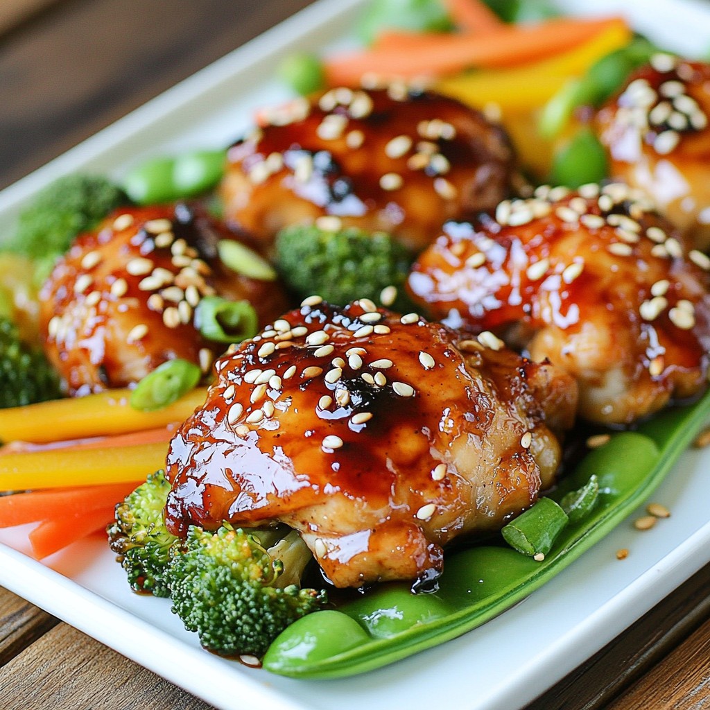 Sheet Pan Teriyaki Chicken and Veggies Delight