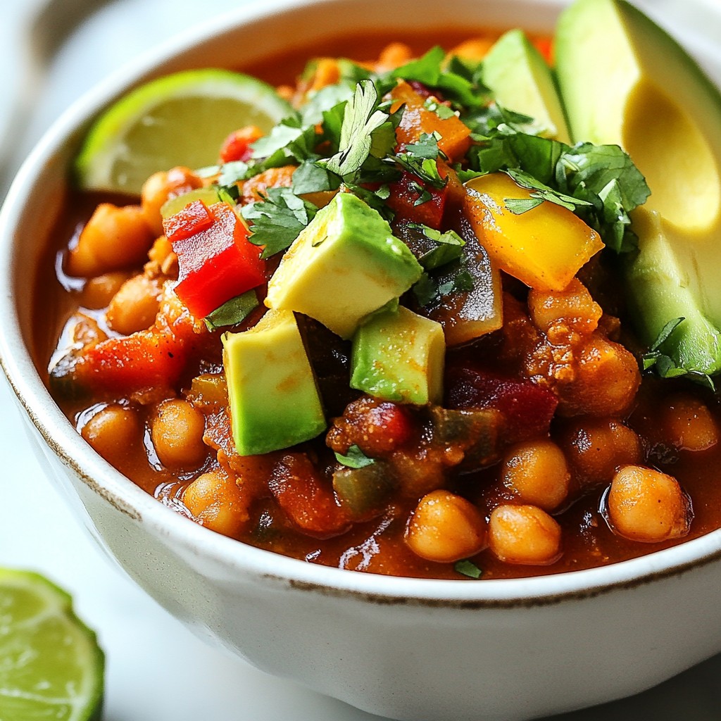 Smoky Chipotle Chickpea Chili Flavorful and Simple Meal