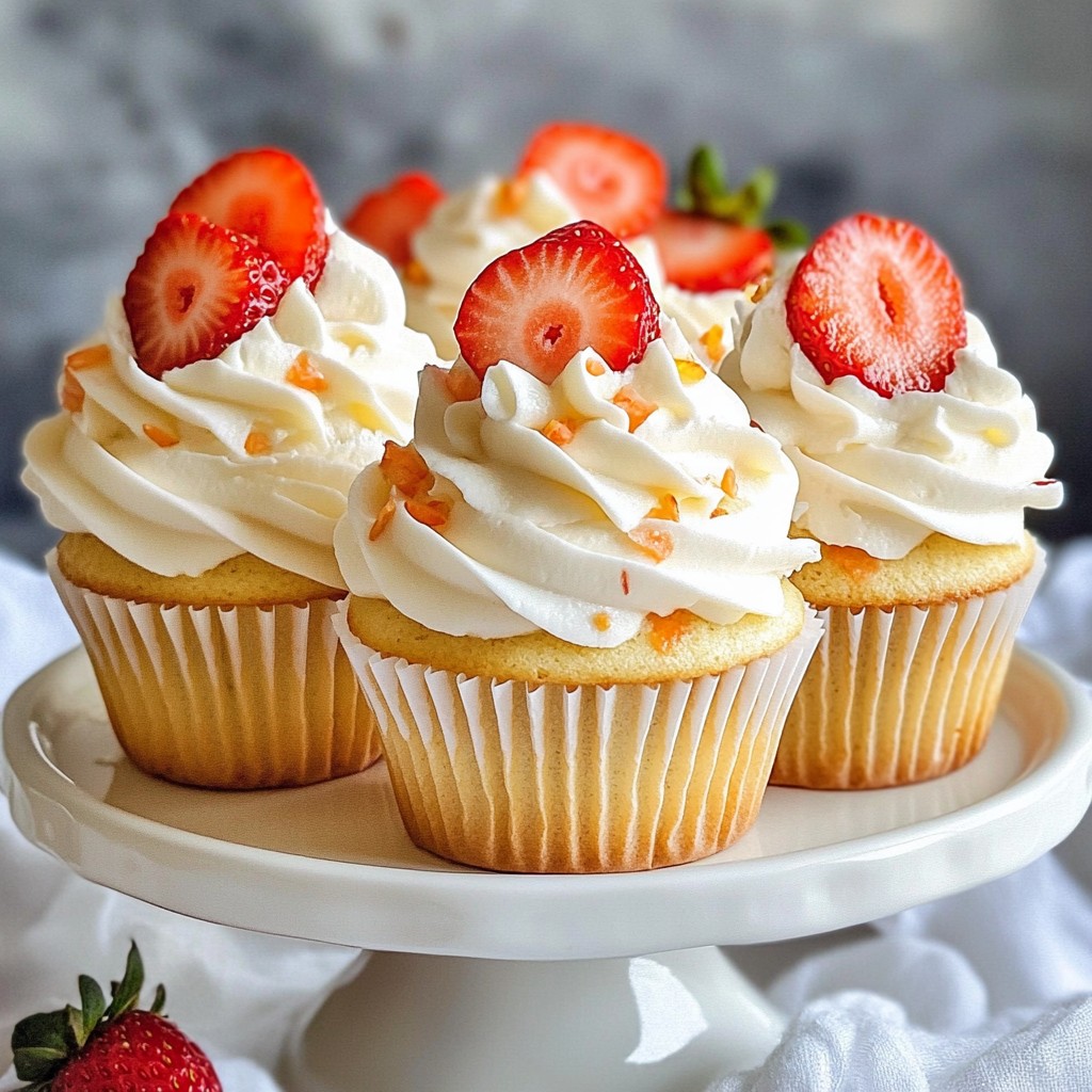 Strawberry Shortcake Cupcakes Delightful and Easy Treat