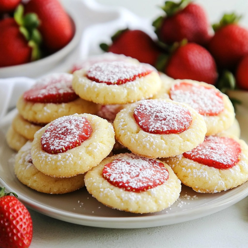 Soft Strawberry Sugar Cookies Irresistible Treat Recipe