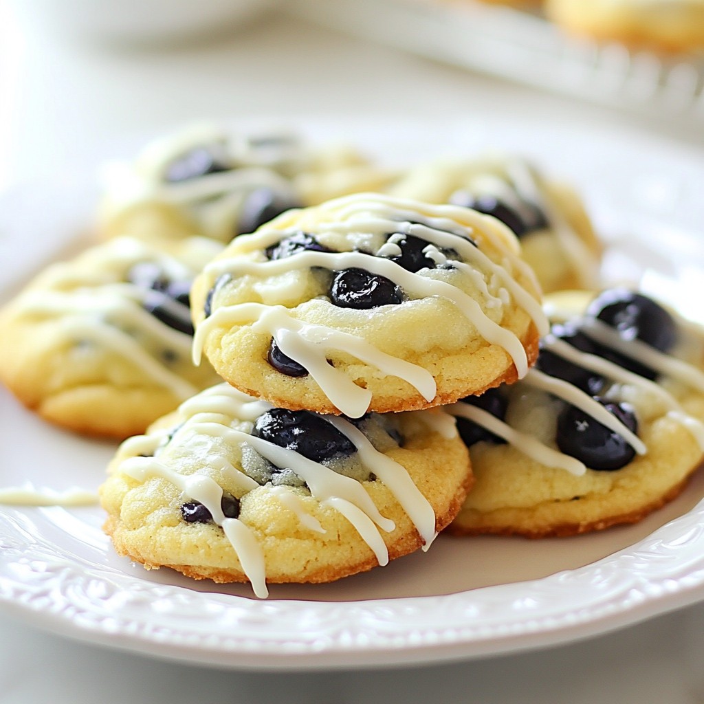 Molten Blueberry Cheesecake Cookies Delightful Treat