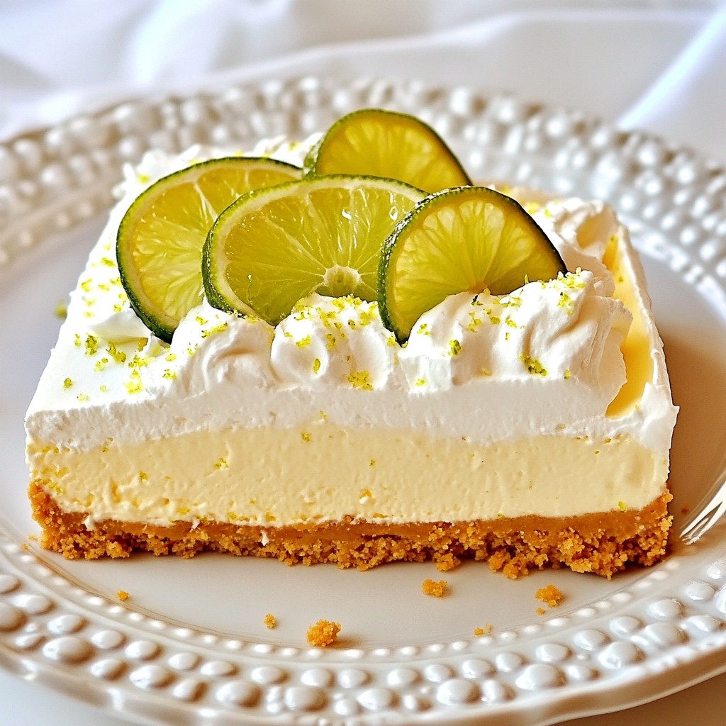 No-Bake Key Lime Cheesecake Delightful Dessert Recipe