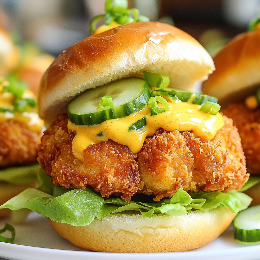 Bang Bang Chicken Sliders Delightful and Easy Recipe