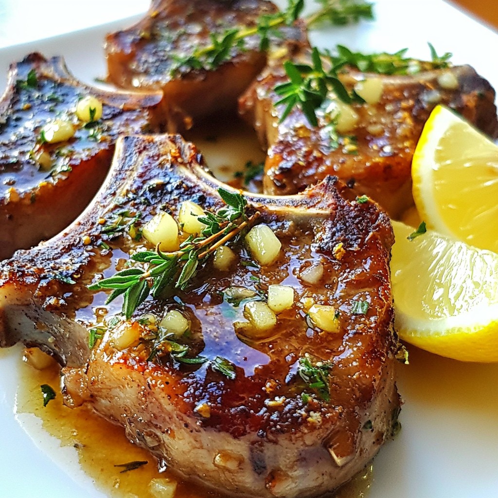 Juicy Garlic Butter Lamb Chops Tasty and Simple Recipe