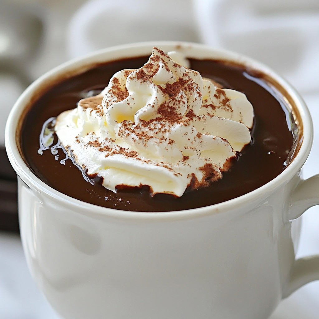 Thick Italian Hot Chocolate Rich and Creamy Treat