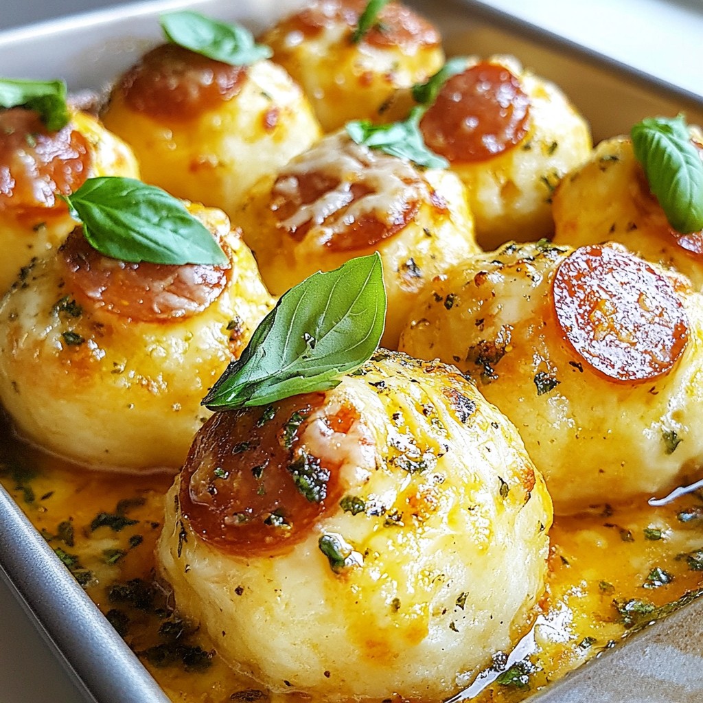 Minute Pepperoni Pizza Bombs Simple and Delicious Snack