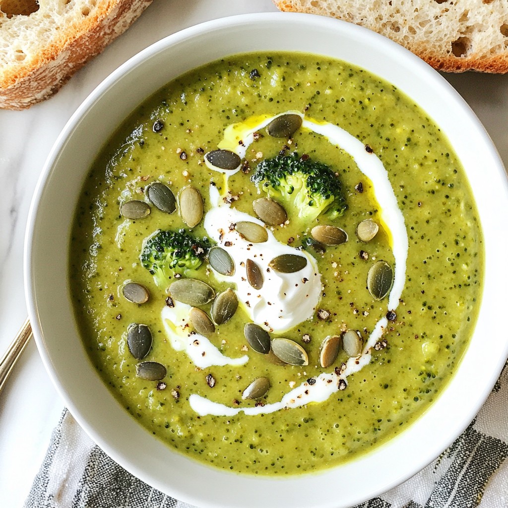 Healthy Broccoli and Spinach Soup Simple Recipe Guide