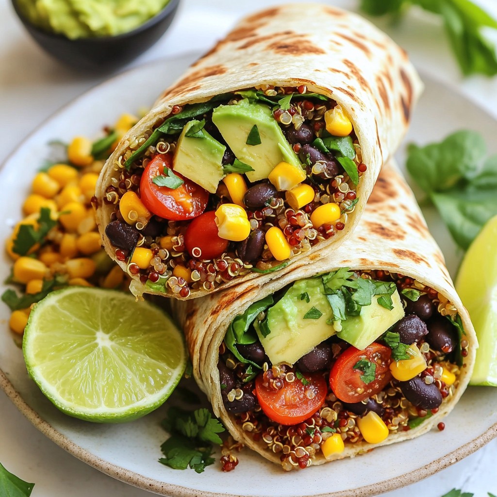 Vegan 10-Minute Burrito Wraps Simple and Flavorful Meal
