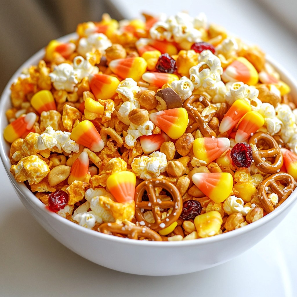 Candy Corn Snack Mix Tasty Treat for Fall Celebrations