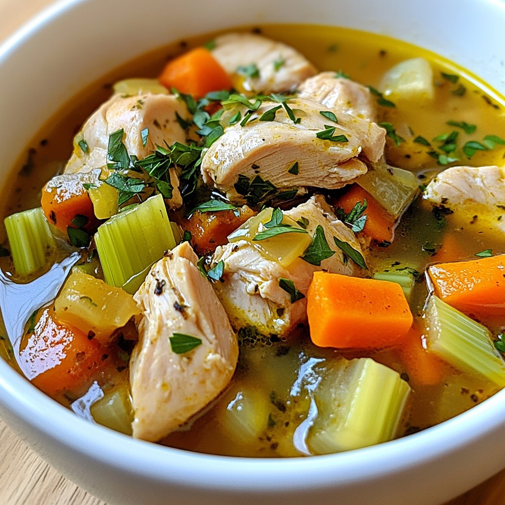 Hearty Chicken and Vegetable Stew Comforting Meal Idea