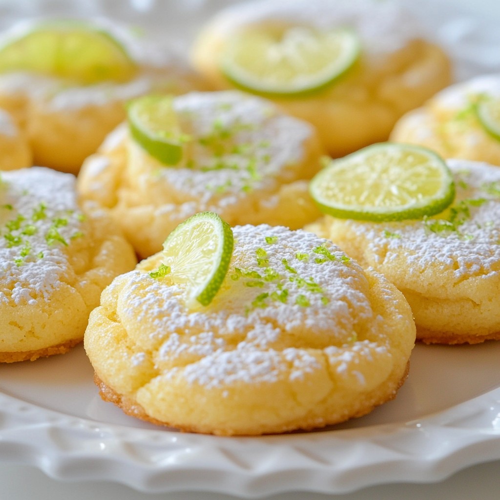 Zesty Key Lime Cookies Simple and Tasty Recipe