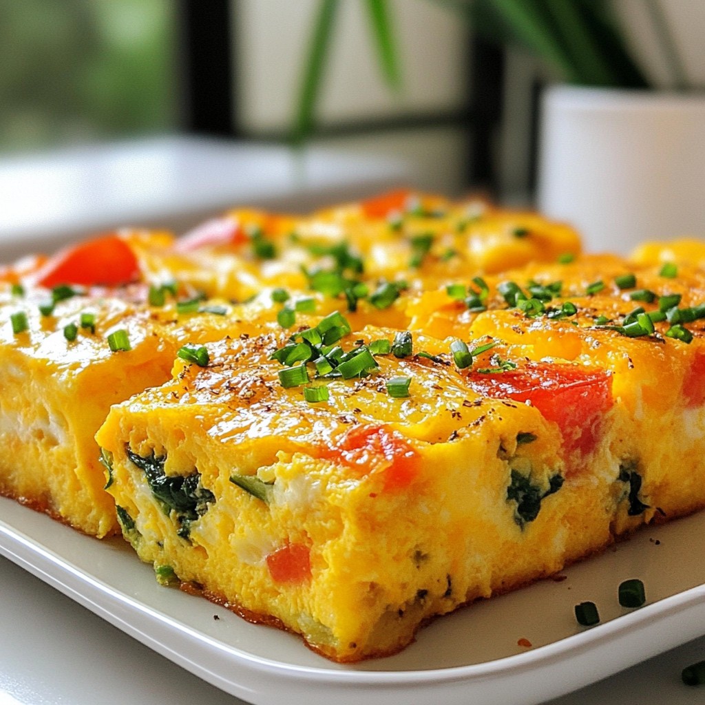 Cheesy Egg Bake Comforting and Simple Breakfast Dish