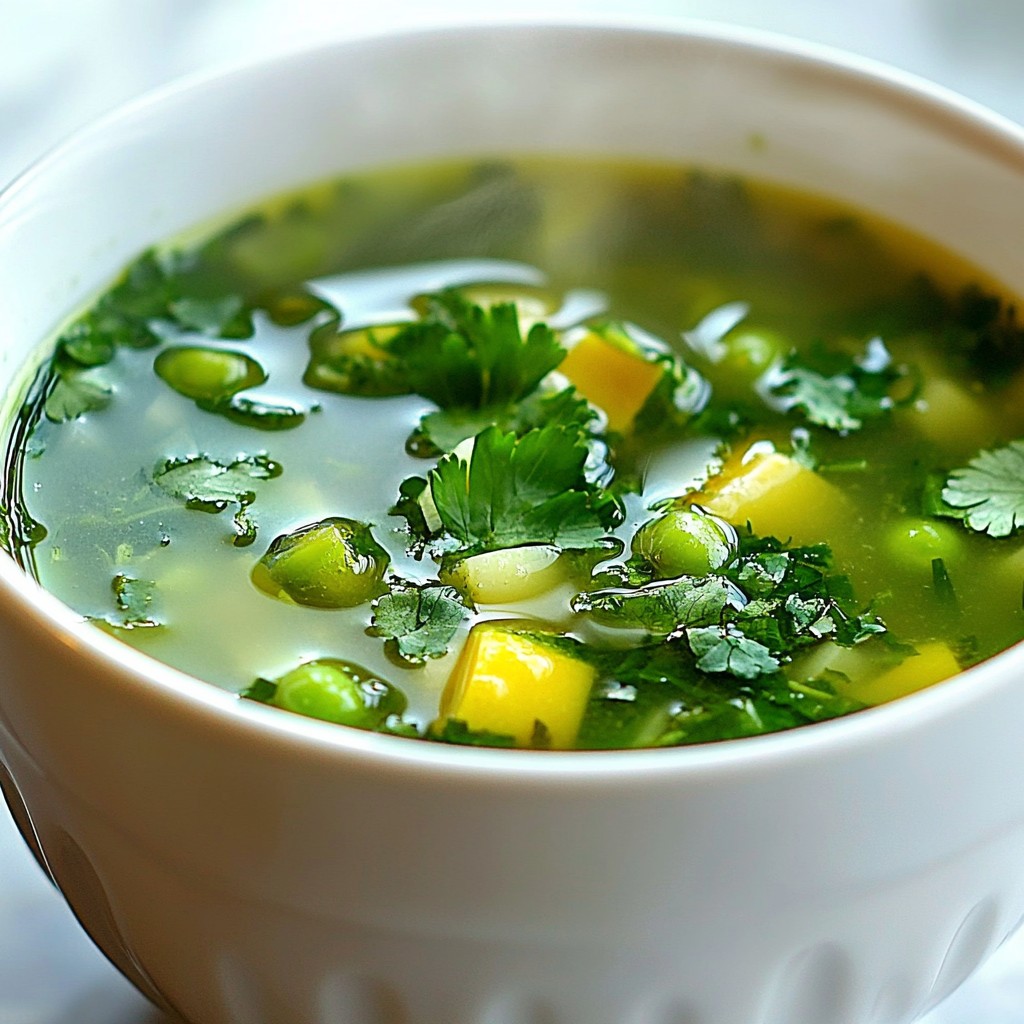 Detox Green Vegetable Broth for a Healthier You