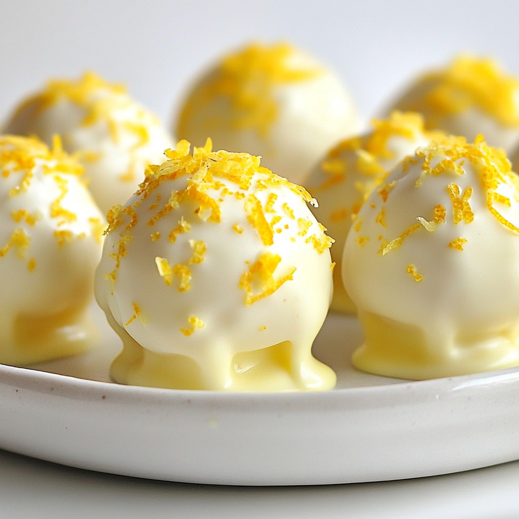 Lemon Oreo Truffles Creamy and Easy Dessert Delight