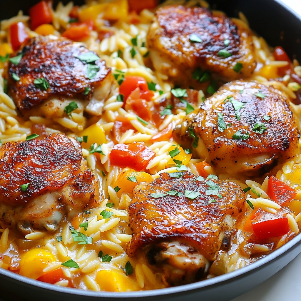 Creamy Cajun Chicken Orzo Flavorful Delight Recipe