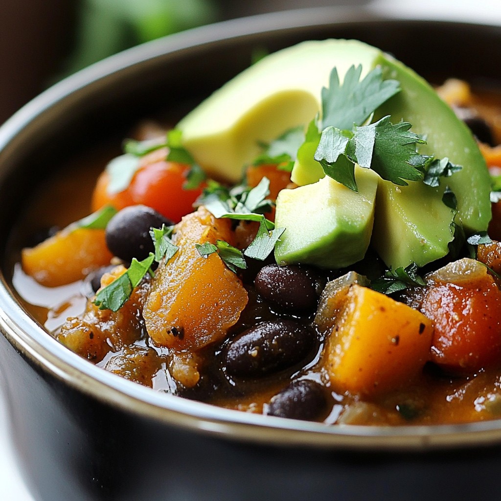 Butternut Squash and Black Bean Chili Delight Recipe