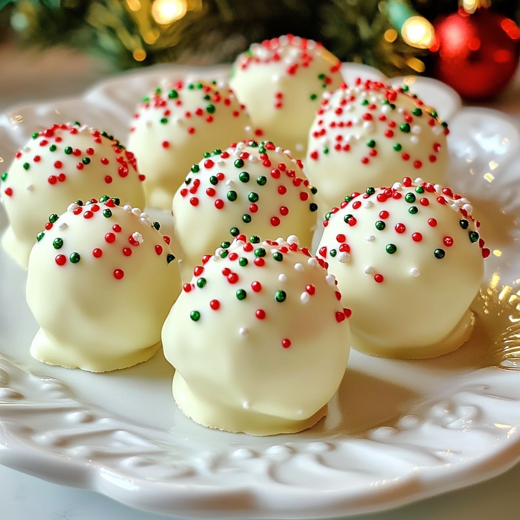 Christmas Oreo Balls Delightful Holiday Treats