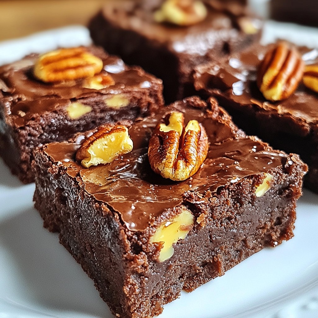Sourdough Discard Brownies with Pecan Crunch Delight