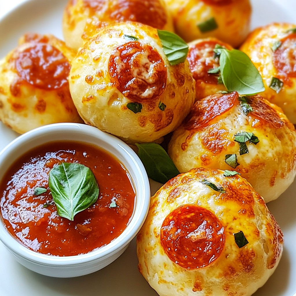 Cheesy Pepperoni Pizza Bombs Savory and Simple Bites