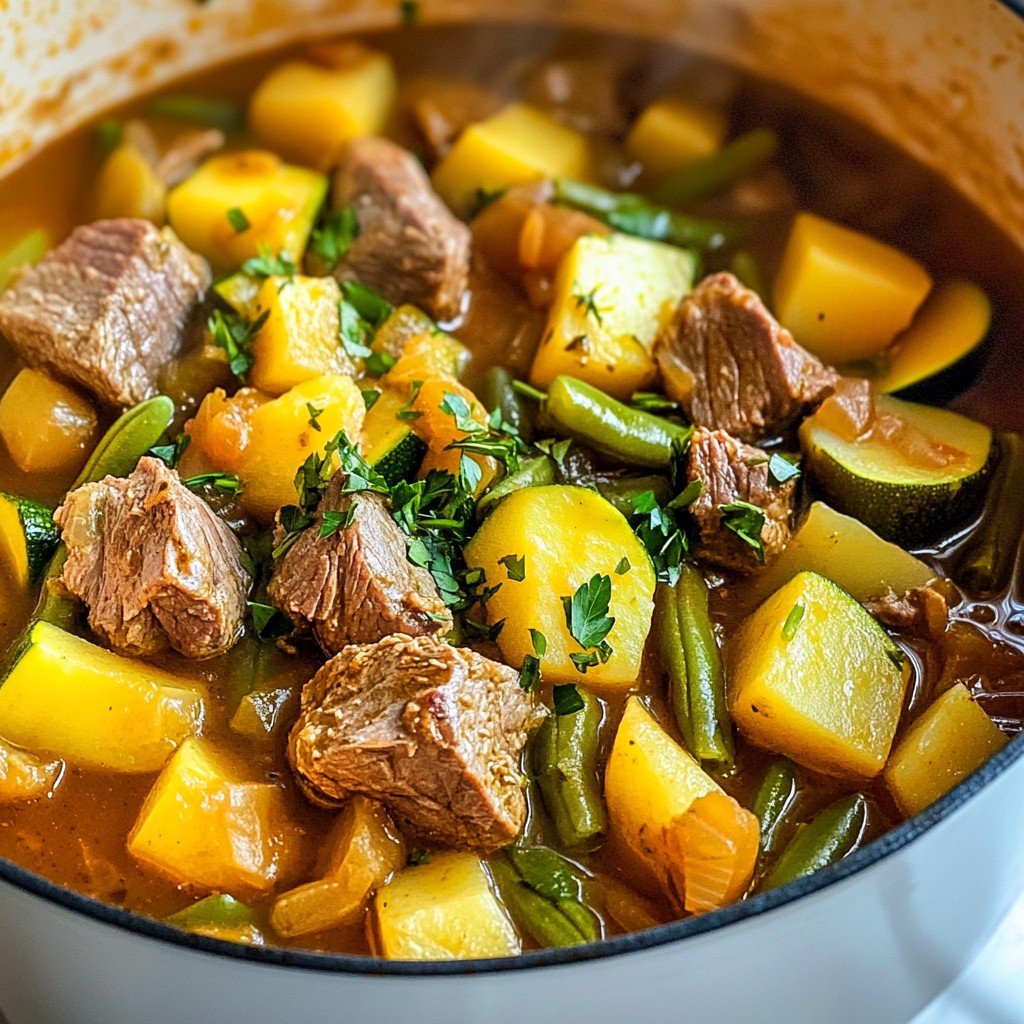 Hearty Savory Lamb and Vegetable Stew Recipe