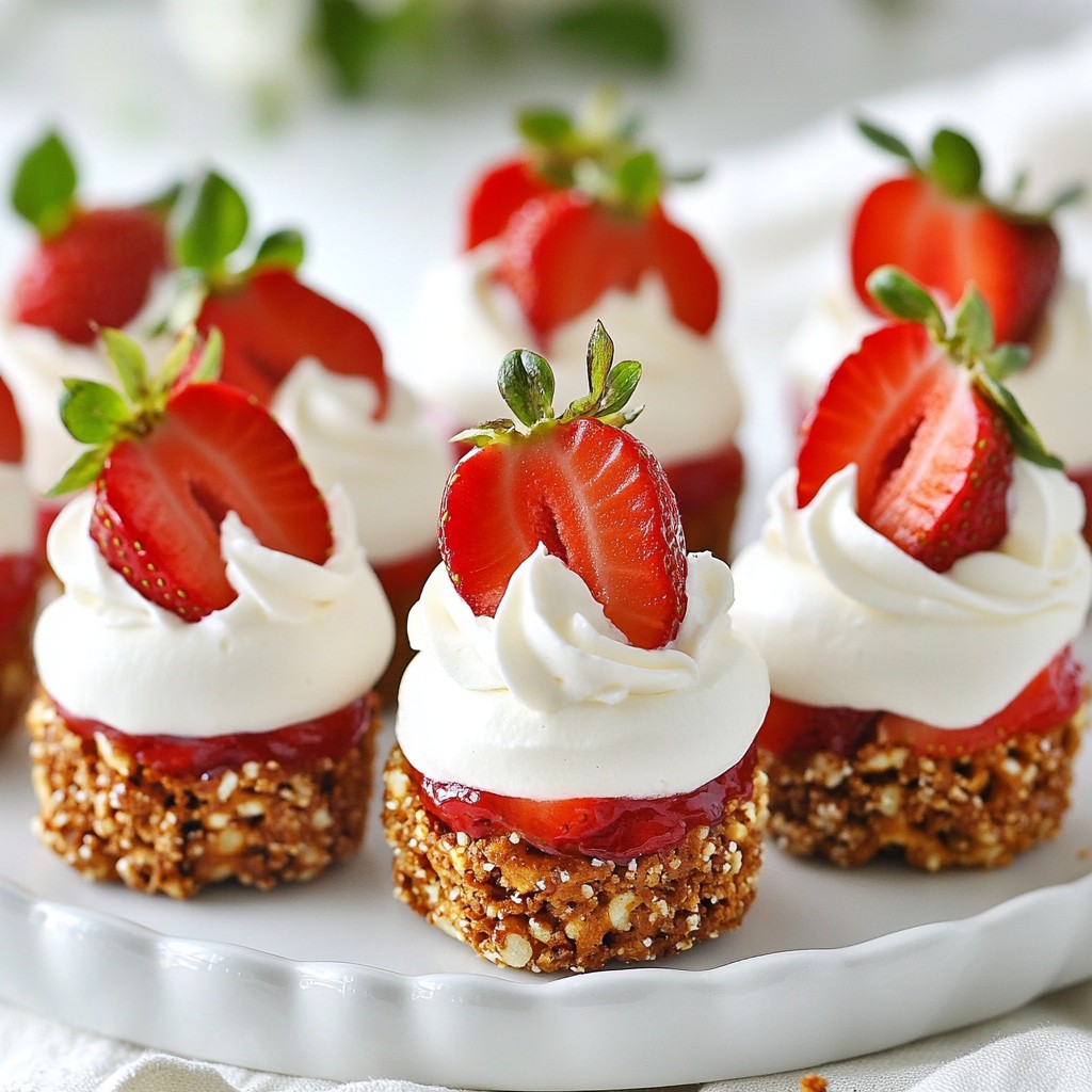 Strawberry Pretzel Salad Cups Delightful Summer Treat