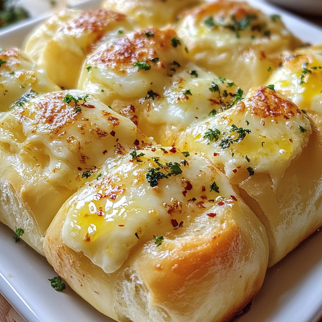 Hawaiian Roll Garlic Bread Tasty and Simple Recipe