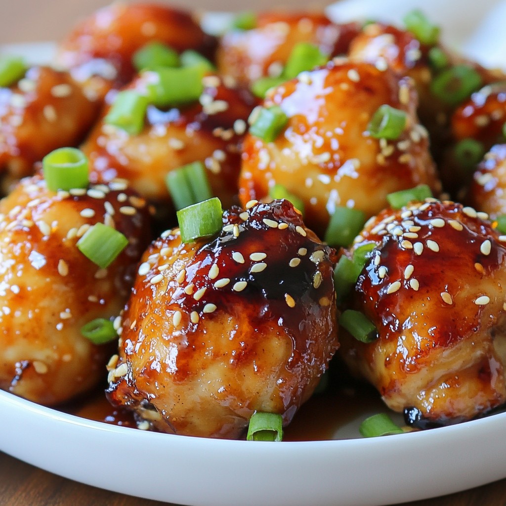 Air Fryer Honey Garlic Chicken Tasty Dinner Recipe