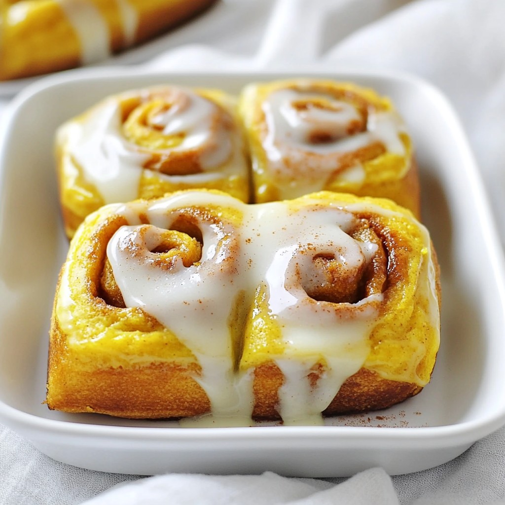 Pumpkin Swirl Cinnamon Rolls Fluffy and Delightful Treat