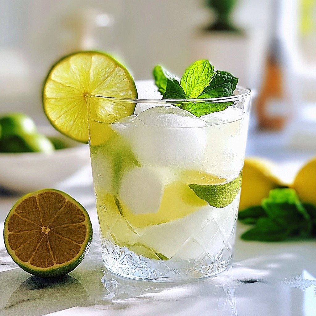 Limonada de Coco Refreshing Coconut Drink Recipe