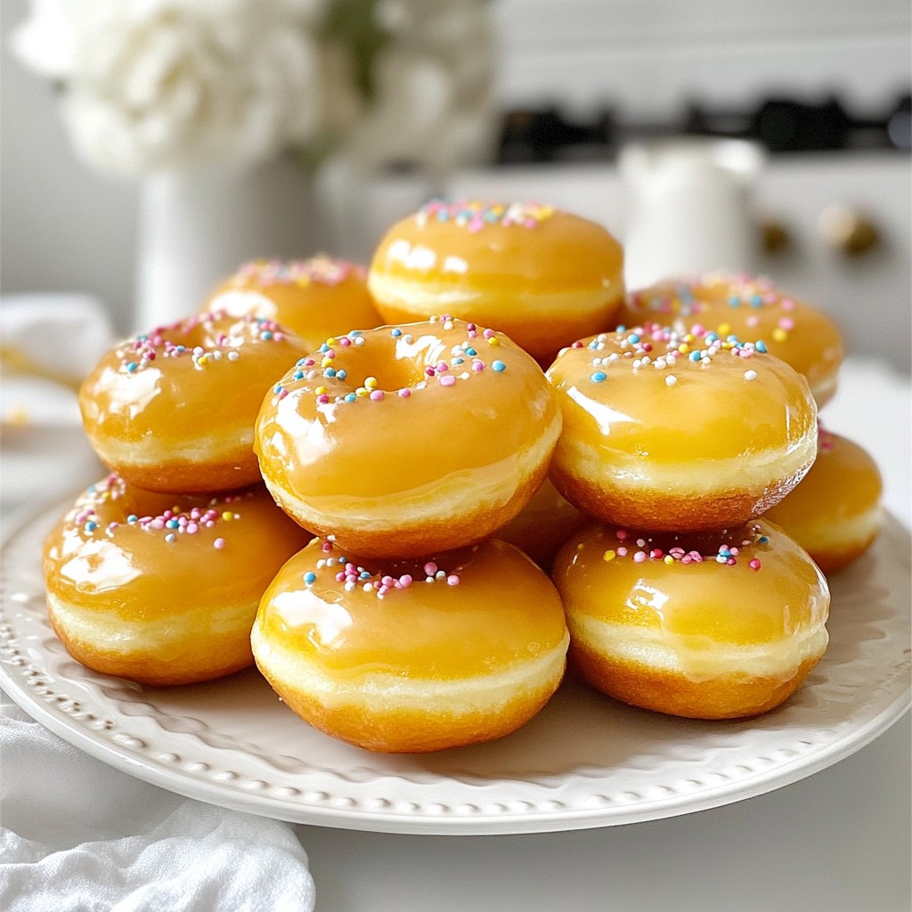 Mini Glazed Donuts Delightful and Easy Recipe