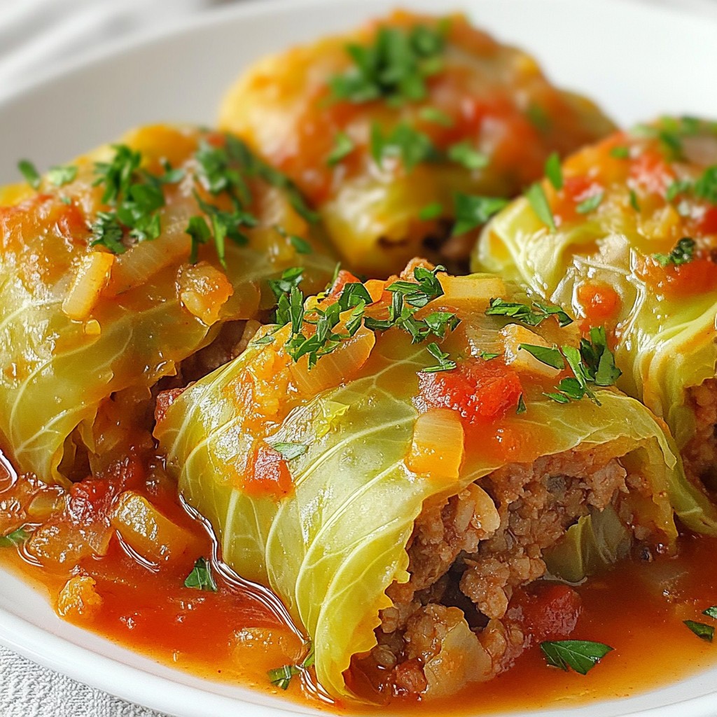 Classic Cabbage Rolls Flavorful and Heartwarming Meal