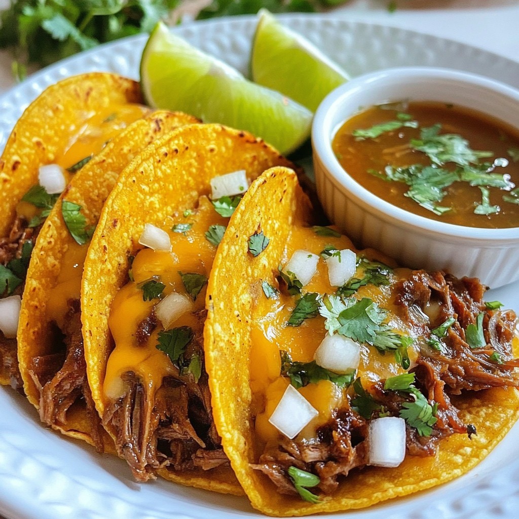Cheesy Birria Tacos Flavorful Comfort Food Recipe