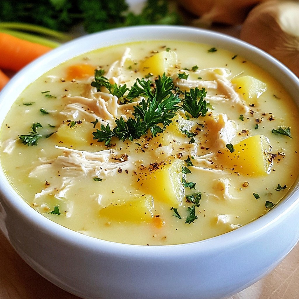 Cozy Chicken Potato Soup Warm and Comforting Meal