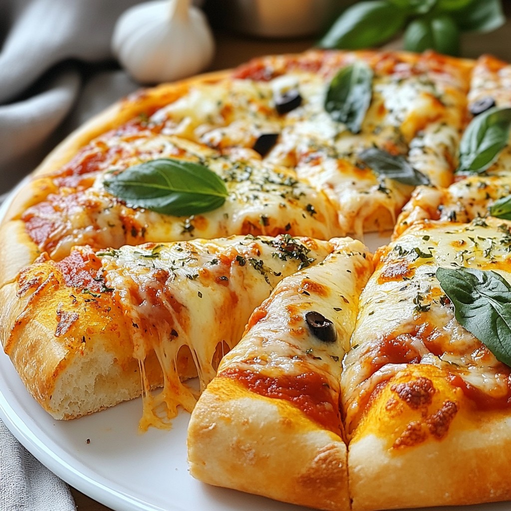 Stuffed Crust Double Cheese Pizza Easy Recipe Guide