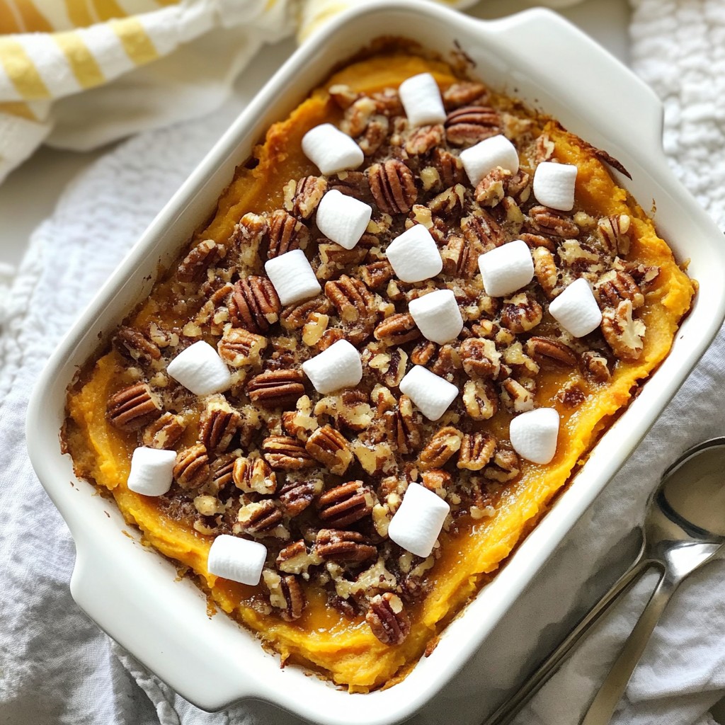 Maple Pecan Sweet Potato Casserole Flavorful Dish