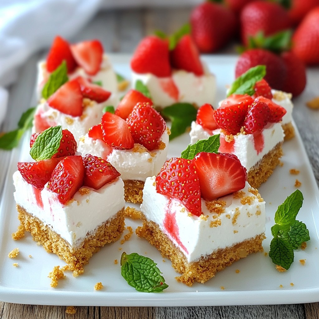 No Bake Strawberry Crunch Cheesecake Bites Delight