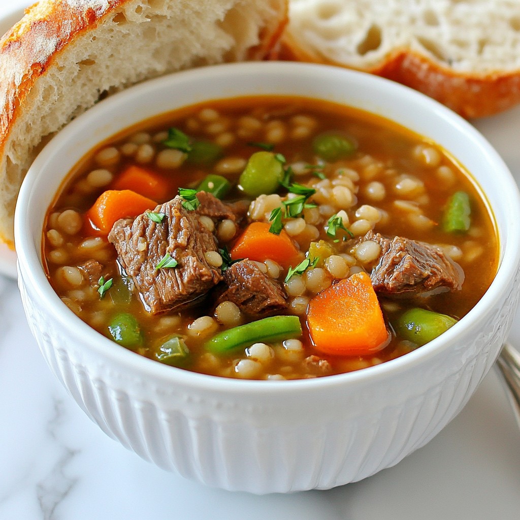 Beef Barley Soup Perfectly Hearty and Comforting