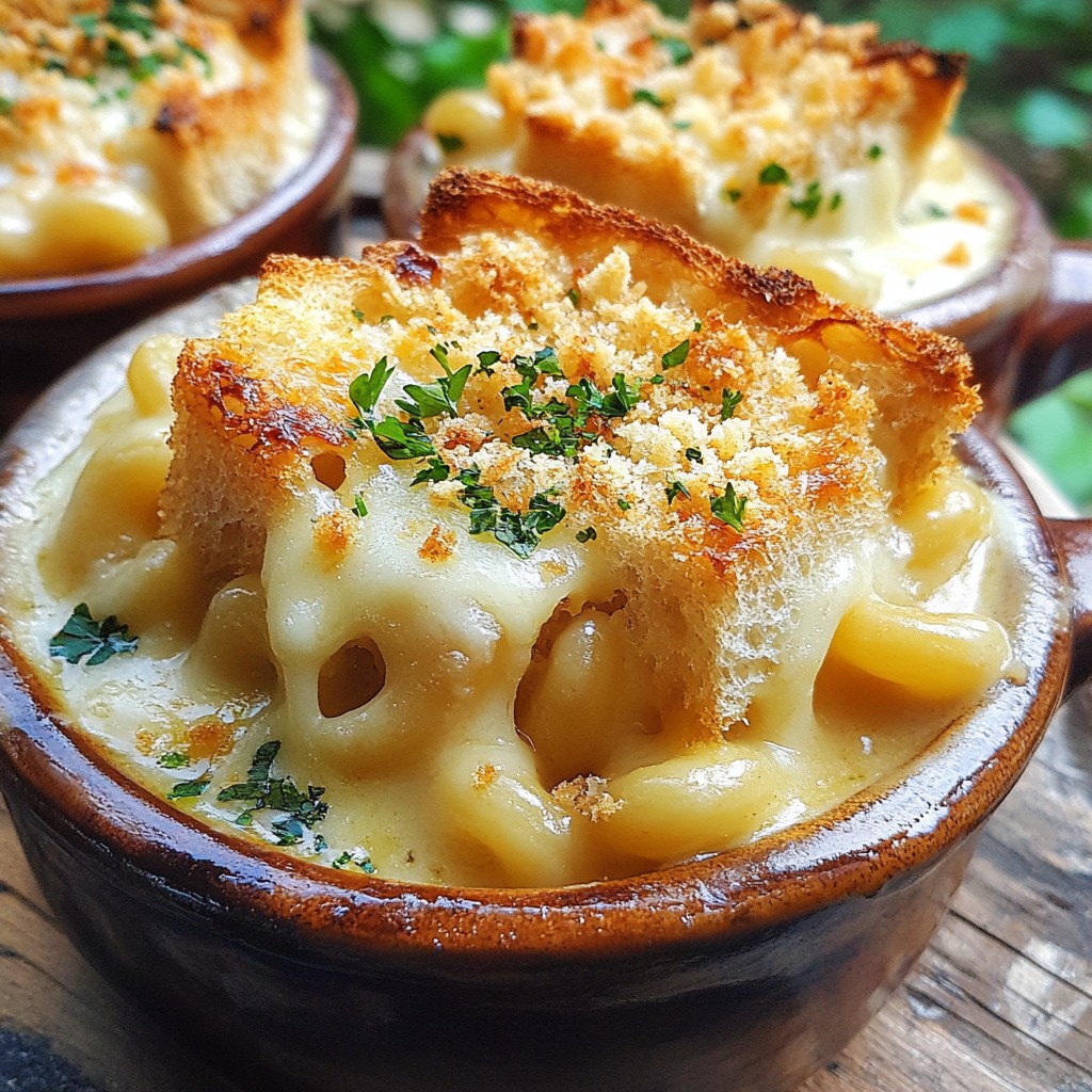 French Onion Soup Mac and Cheese Rich Flavorful Delight