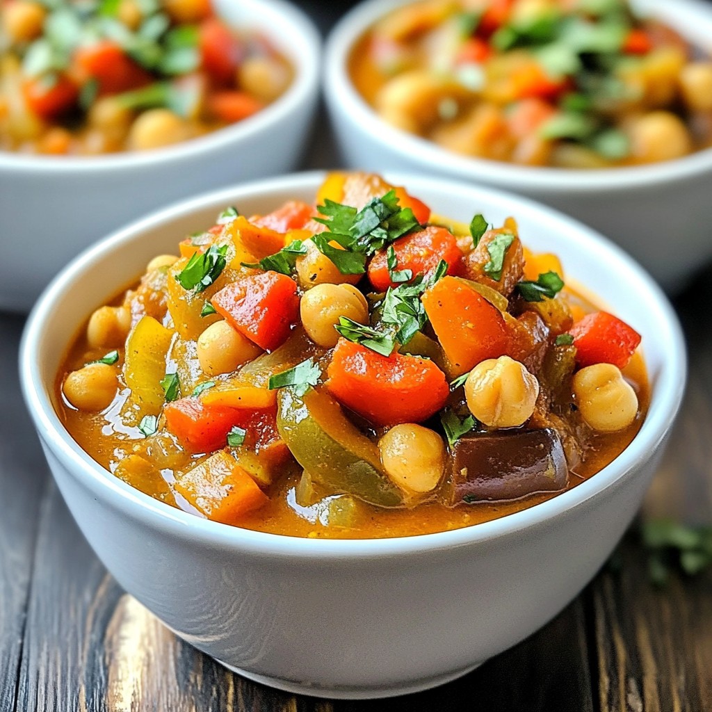 Hearty Eggplant and Chickpea Stew Rich and Flavorful