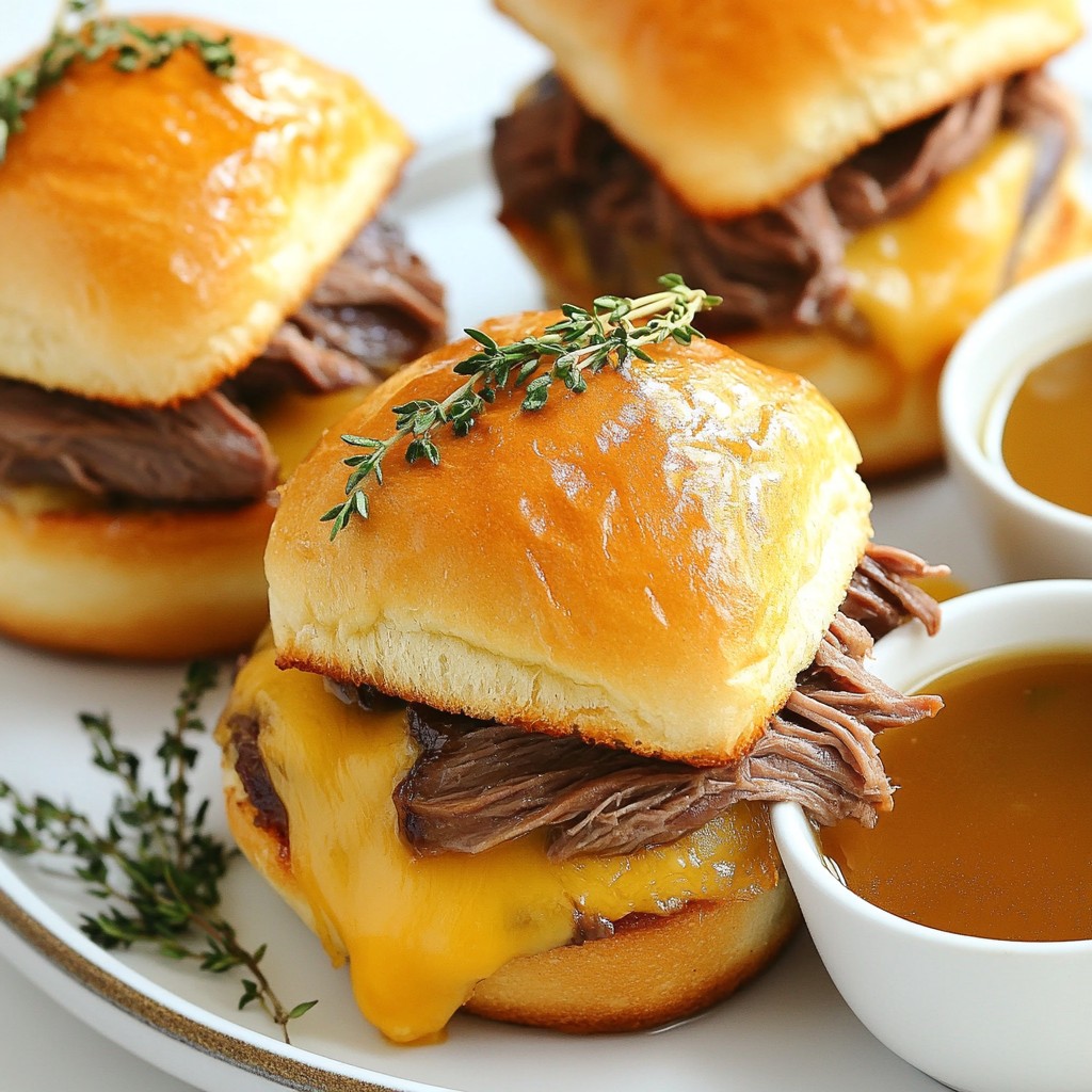 French Dip Sliders Perfect for Any Gathering