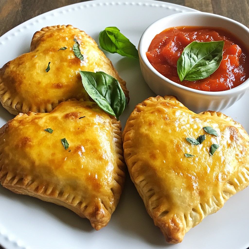 Mini Heart Shaped Calzones Tasty and Fun Delight