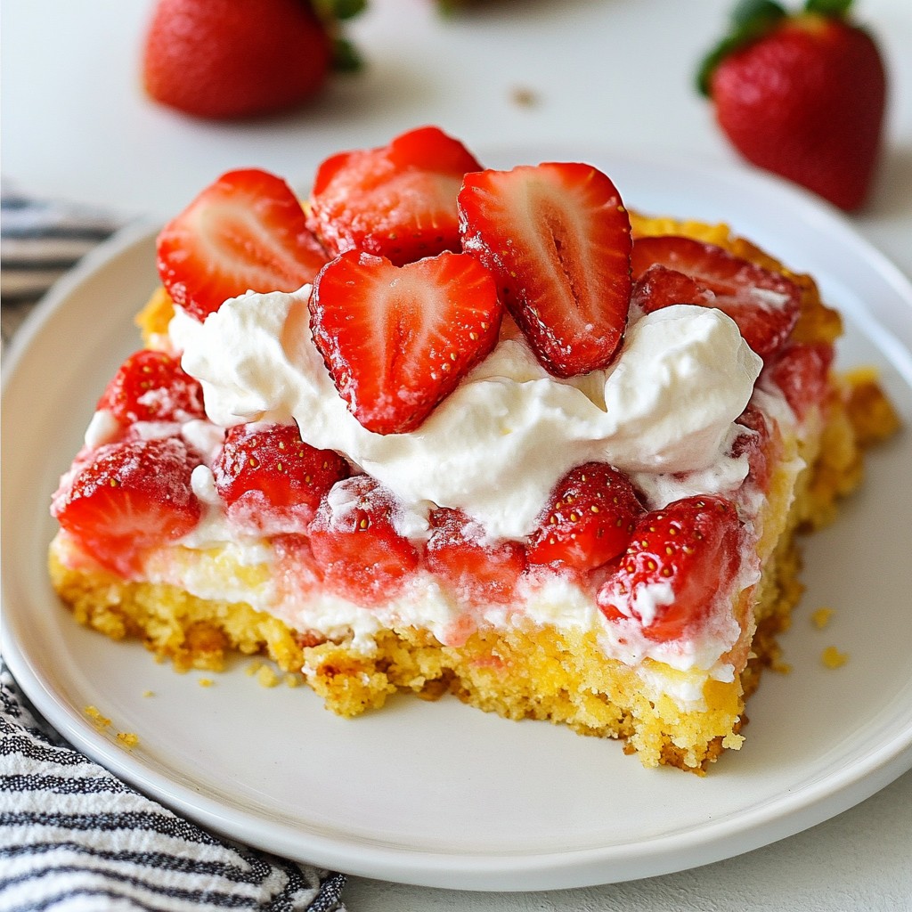 Easy Strawberry Cheesecake Dump Cake Irresistible Recipe
