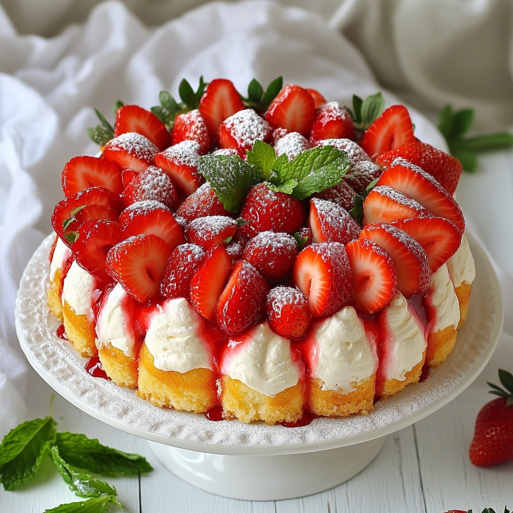 Strawberry Shortcake Poke Cake Delightful Summer Treat