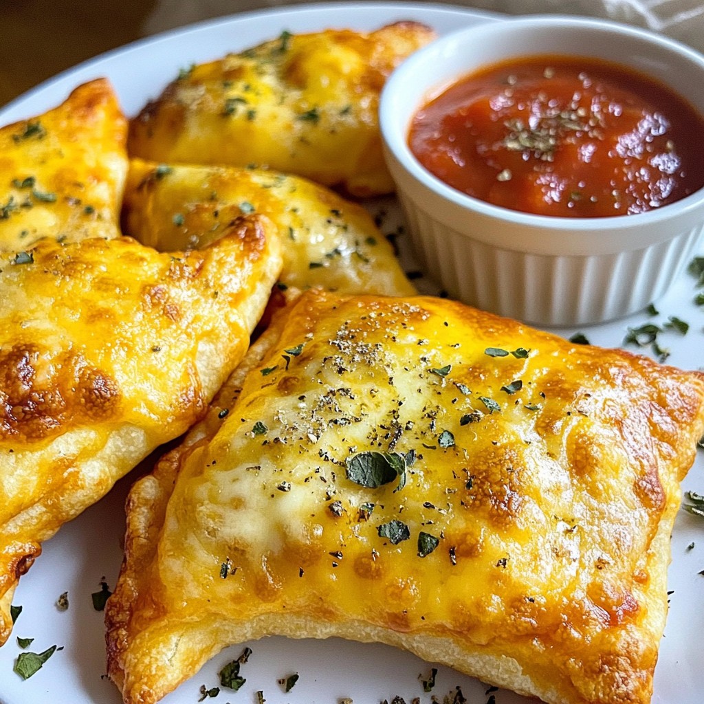 Cheesy Pizza Pockets Quick and Tasty Snack Recipe