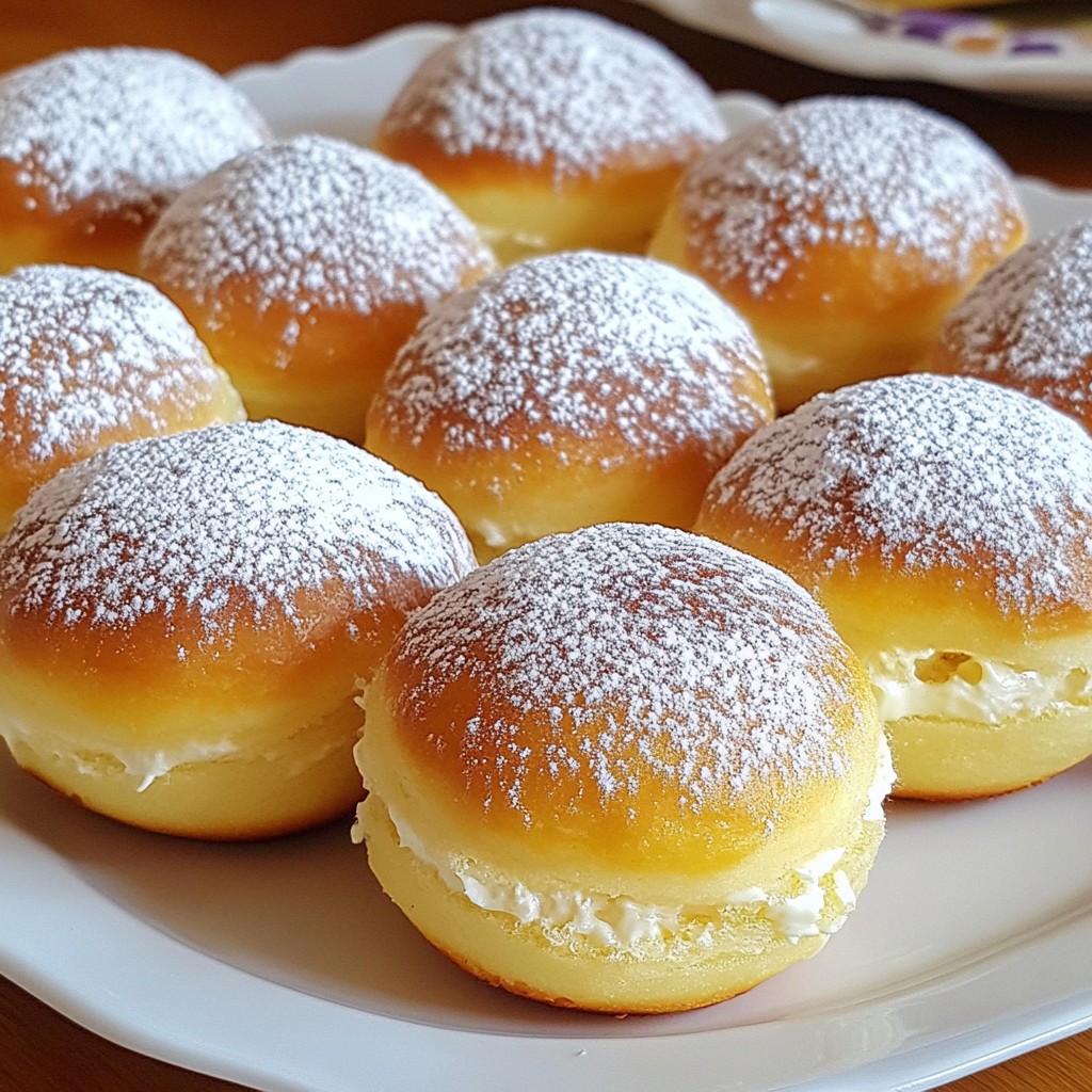 Italian Cream Bomboloni Delightful and Easy Recipe
